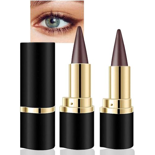 Kgabery-2 Pices Matte Quick-Dry Eyeliner,Eye-Liner Marron Impermable Anti-Taches,Longue Dure Liquide Eye-Liner Stylo Eyeliner,Eyeliner Mat  Schage Rapide Pour Le Maquillage Des Yeux
