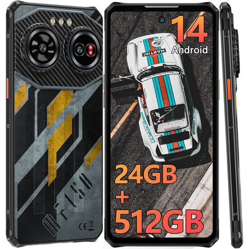 KGABERY-Air 3 Smartphone Incassable Android 14-24Go+512Go/1To, 100Mp+20Mp, 5500Mah/30W Telephone Portable Incassable, cran De 6,6 Pouces Portable Incassable Ultrafin, Ip68/4G Dual Sim/Otg/Nfc/Gps