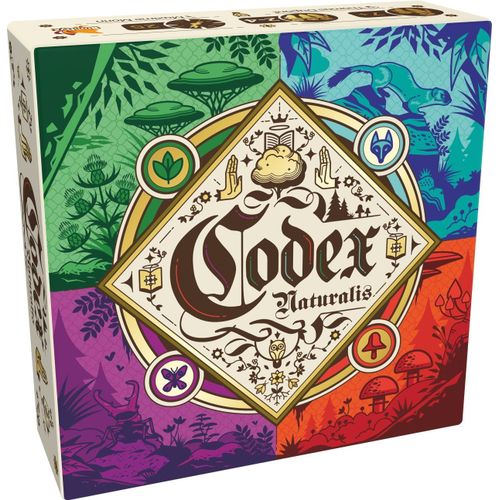 Kgabery-Asmodee-Codex Naturalis-Jeu De Socit Pour Enfants Ds 8 Ans-Assemblez Les Pages Du Manuscrit-Jeu De Cartes Stratgique-Format Voyage-2  4 Joueurs-30 Min-Version Franaise -