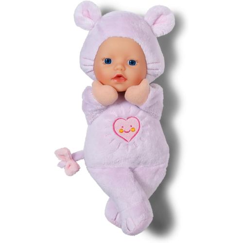 KGABERY-Baby Mouse Soft Doll 26 Cm With Small Ears And Finger Pockets,Newborn 836590 Zapf Creation