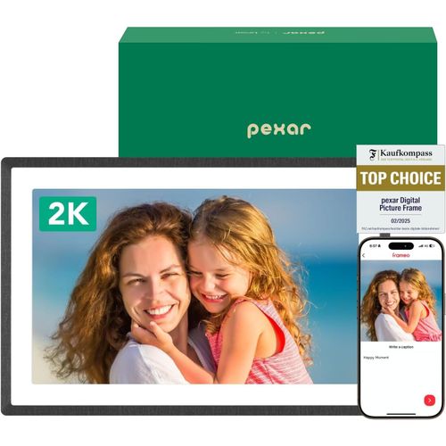 KGABERY-Cadre Photo Numrique 2K (Dvelopp Par Lexar),cran Tactile Ips Antireflet De 11 Pouces,Cadre Photo Numrique Wi-Fi Avec 32Go De Stockage Pour Offrir,Partager Photos Via L'Application Frameo