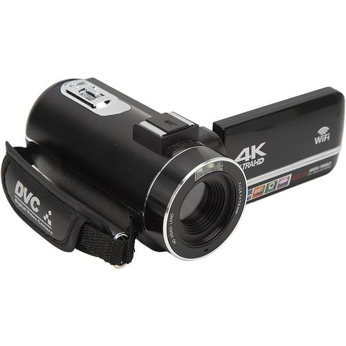 KGABERY-Camra Vido Camscope,Enregistreur D'Appareil Photo Numrique Hd 4K 48Mp Zoom Numrique 18X 3.0In cran Tactile Wifi Vlogging Camra Avec Tlcommande,Batterie 1500Mah