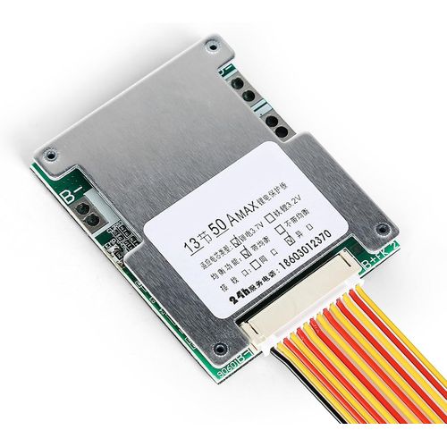 KGABERY-Carte De Protection De Batterie Au Lithium,Carte De Protection De Batterie Au Lithium 13S 48V 30A Cellule Li-Ion Bms Pcb Support Protection De Surcharge De Charge quilibre