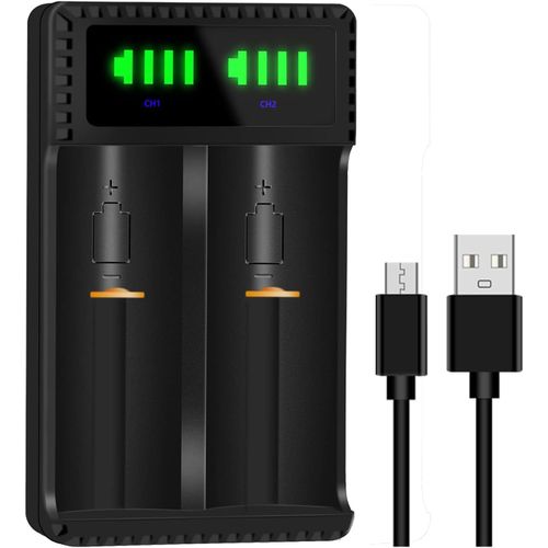 KGABERY-Chargeur De Batterie Intelligent Universel Pour Imr/ Icr/ Li-Ion/ Inr 21700 18650 18500 18350 26650 20700 22650 18490 17670 17500 16340 10440 145000000 Piles Rechargeables