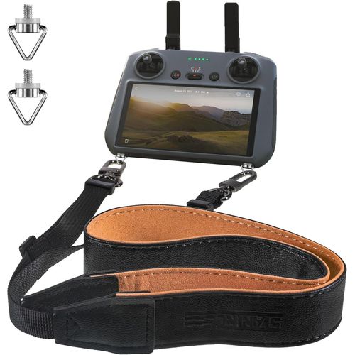 Kgabery-Cordon Rglable En Pu Pour Manette Dji Rc/Rc 2/Rc Pro/Rc Plus,Accessoire De Manette  Distance Pour Dji Mini 3/Mini 3 Pro/Mini 4 Pro/Air 3/Air 2s/Mavic 3 (Noir)