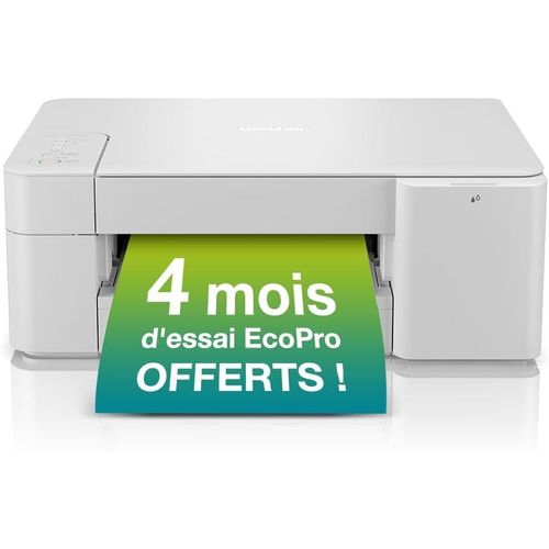 KGABERY-Dcp-J1200We-Imprimante Multifonction 3 En 1-Jet D'Encre Couleur-Abonnement D'Impression Ecopro 4 Mois Offerts-Wi-Fi-Jusqu' 16 Pages/Minute