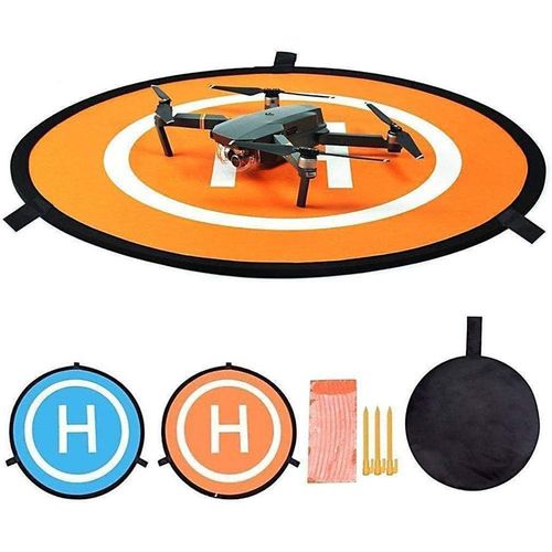 Kgabery-Drone Landing Pad,55cm Rc Hlicoptre Piste Pliable tanche D'atterrissage Pour Dji Mavic 2 Pro Zoom/Mavic Air 2/ Spark/Mavic Pro Platinum/Mavic Mini/Fimi X8se Quadcopter