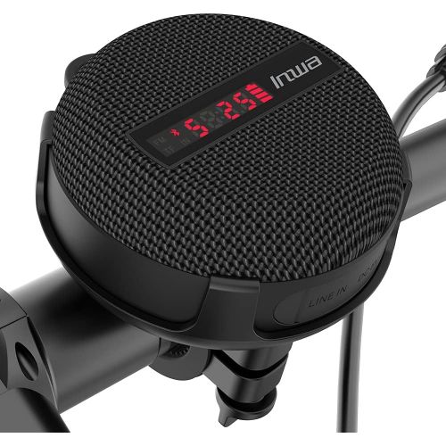 Kgabery-Enceinte Portable Bluetooth,Haut-Parleur Pour Vlo Avec Affichage De Vitesse,Haut-Parleur Sans Fil Avec 480 Minutes De Lecture Super Longue,Micro Intgr,Ip67(Contient Un Mousqueton)