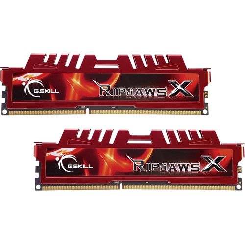 KGABERY-F3-12800Cl10D-16Gbxl-16 Gb Ripjawsx-Mmoire Ram (Kit 2x8 Go,Ddr3-1600 Mhz,Pc3 12800,Cl 10),Rouge