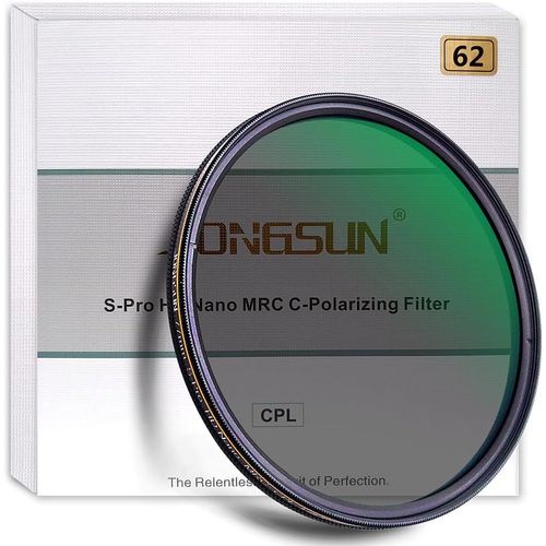 Kgabery-Filtre Polarisant 62mm,Polarisant Circulaire,S-Pro Hd Nano Mrc16,62mm Polarizing Filter,Verre Optique,Filtre Cpl