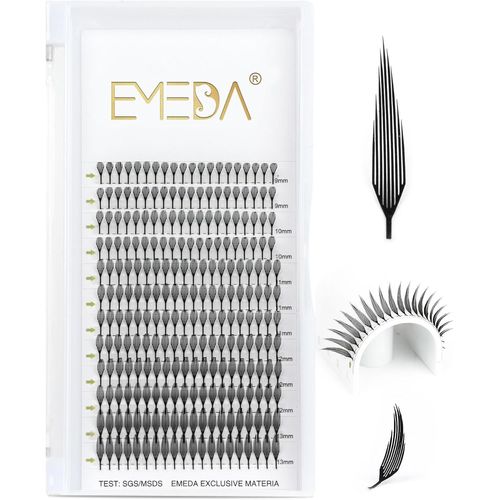 Kgabery-Grappes De Cils Autocollants,Cils  Presser Naturels Cils Pr-Colls Cils Cluster Ondules,Kit De Cils Individuels C Curl,Ultra-Mince&lger Rutilisable Aucun Rsidu (Fairy 08)