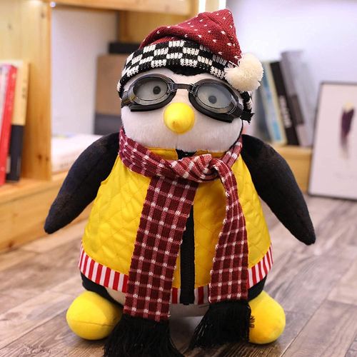 Kgabery-Hugsy Friends, Hugsy Peluche Hug Penguin Peluche Toys 47Cm Taille Penguin Rachel Peluche Poupe Poupe Jouet Soft Jouet Dolls Cadeau De Nol