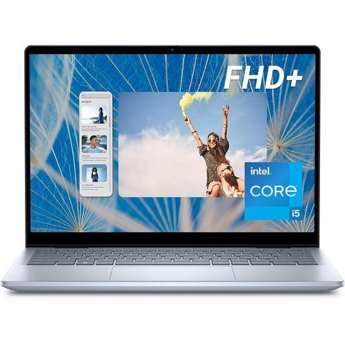 KGABERY-Inspiron 14 7440 2-En-1-14.0'' Full Hd+ 60 Hz cran Tactile Intel Core I5-1334U 16 Go Ram 512 Go Ssd Graphiques Intel Iris Xe Windows 11 Home-Clavier Rtroclair Azerty-Aluminium Glac