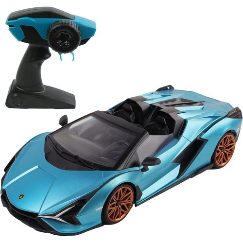 Kgabery-Lamborghini Sian-Rc Prestige-1/16-098852-Voiture Tlcommande-Bleu-Piles Non Incluses-Plastique-Jouet Enfant-Cadeau- Partir De 6 Ans