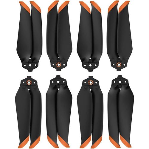 Kgabery-Linghuang 7238f Hlice  Faible Bruit Pour Dji Mavic Air 2/ Mavic Air 2s Props Hlices  Dgagement Rapide Lames Accessoires Lame D'hlice De Colors (4 Paires Orange)