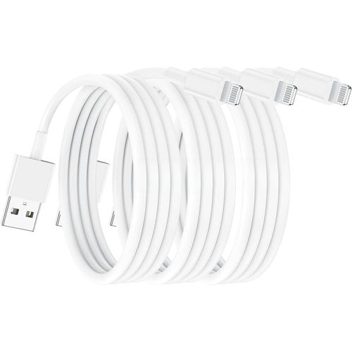 Kgabery-Lot De 3 Chargeurs Iphone Certifis Apple Mfi 2 M, Cble Lightning 2 Mtres Iphone Pour Apple Iphone13/12/12mini/Iphone 11/11 Pro/11 Pro Max/X/Xs/Xr/Xs Max/8/8 Plus Ipad Airpods