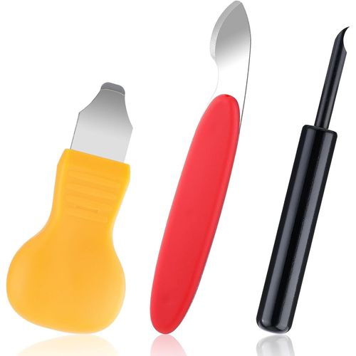 Kgabery-Lot De 3 Outils De Remplacement De Batterie De MontreOuvre-Botier De Montre Polyvalent Et Dispositif De Levier De Couvercle Arrire,Jaune,Rouge,Noir,Taille Unique