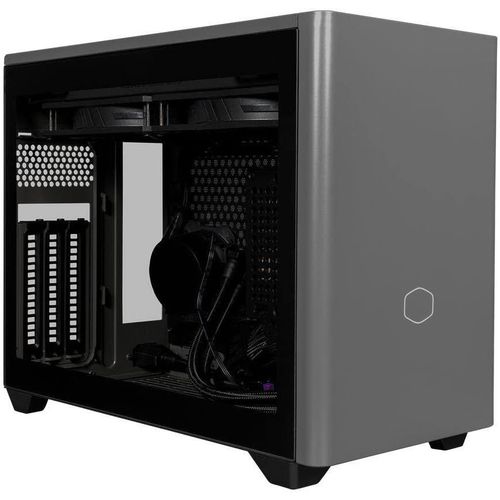 Kgabery-Masterbox Nr200p Max Botier Pc Mini-Itx,Panneau Latral Verre Tremp,Refroidisseur Liquide 280mm Aio,Psu Modulaire 850w 80+ Gold Sfx,Support Gpu Vertical,Pci-E 4.0 X16 Riser Cable