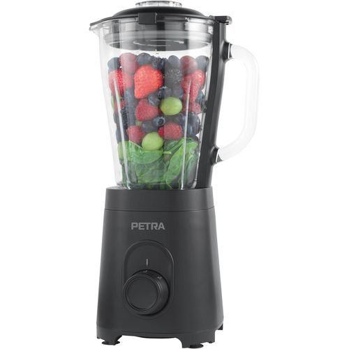 KGABERY-Mixeur Blender 600W Avec Bol En Verre 1.5L,Blender Smoothie Avec Lames Inox&2 Vitesses,Mixeur Pour Soupes&Smoothies Avec Fonction Pulse,Couvercle Scuris Sans Bpa,Noir