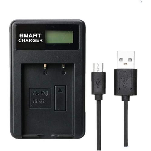 KGABERY-Np-95 Np 95 Chargeur De Batterie  Un Seul Chargeur Lcd Pour Fujifilm X30 X100 X100S X100T X-S1 Finepix F30 F31 Fd F31Fd Finepix Real 3D W1