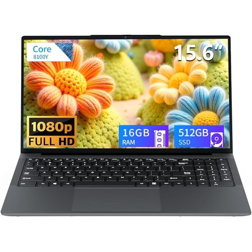 KGABERY-Ordinateur Portable Gaming 15,6 Pouces, Pc Portable Gamer 16 Go Ram 512 Go Ssd, Portable Gamer Core I3 Jusqu' 3,4 Ghz, Laptop Ecran Hd 1920X1080 Ordinateur Portable Avec Wifi 5, Usb-3.0, Hdm
