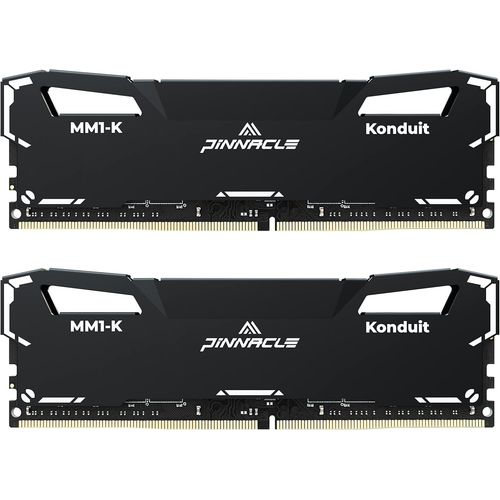 KGABERY-Pinnacle-Konduit 16Gb Kit(2X8Gb) Ddr4 3200Mhz Pc4-25600 Cl16-18-18-38 Xmp2.0 Overclocking 1.35V Compatible Avec Amd Et Intel Desktop Gaming Pc Module De Mmoire Ram-Noir