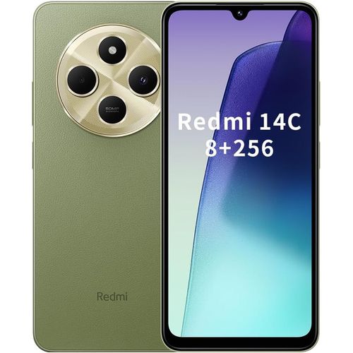 KGABERY-Redmi 14C Smartphone 8 + 256 Go, Processeur G81 Ultra 2,0 Ghz, cran 6,88
