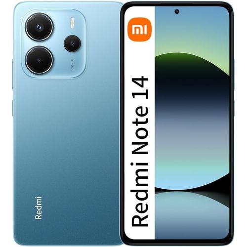 Kgabery-Redmi Note 14 Nfc 8 Go + 128 Go Global Edition Smartphone 6,67 Pouces Amoled cran 120 Hz 50 Mp Batterie 5110 Mah Bleu Sans ChargeurSans Chargeur
