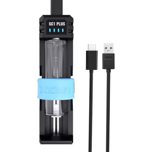 KGABERY-Sc1 Plus Chargeur Rapide 3 A Avec Fonction De Sortie Usb Pour 3,7 V 18650 20700 21700 Lithium 1,2 V D Piles Rechargeables 26800