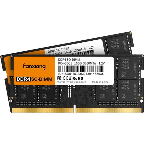 KGABERY-Sodimm 64 Go Kit (2X32 Go) Ddr4 Ram 3200 Mt/S Cl22 Kit De Mmoire Pour Ordinateur Portable Avec Dissipateur Thermique,Parfait Pour Les Jeux Et Le Multitche
