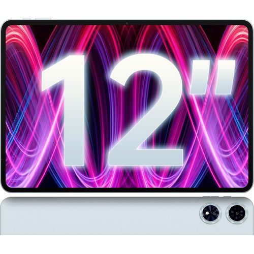 KGABERY-T60Plus 90Hz Tablette Tactile 12'' Pouces 2K Android 14,Mtk G88 Octa-Core 2.0Ghz Cpu,16Go Ram+128Go Rom4To Tf Tddi 2000X1200,8000Mah,4G Lte/5G/Gms/Gps/Widevine L1/3.5Mm [2025]