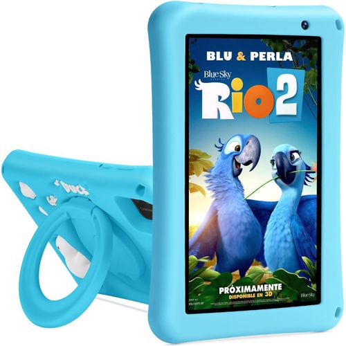 KGABERY-Tablette Enfant 7 Pouces,Tablette Android 13,Octa-Core,8 Go+64 Go (Mpliable 256 Go),Batterie 5 800 Mah,Appareils Photo 5 Mpx+8 Mp,cran Hd,Contrle Parental,tui De Protection En Silicone