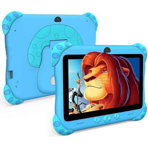 KGABERY-Tablette Enfants,7 Pouces Android Tablette Educative Pour Enfant Avec Wifi,Quad Core,2G 32G,Bluetooth,Contrle Parental,Logiciel Enfant Pr-Install,Tablette Tactile De 3-14 Ans Fille Garcon