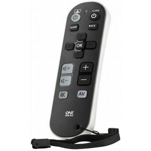 KGABERY-Tv Zapper Tlcommande Universelle-Contrle Jusqu' 3 Appareils Tv Dcodeur Et AudioConception SimpleCompatible Avec Toutes Les Marques Tv.Urc 6810,Noir