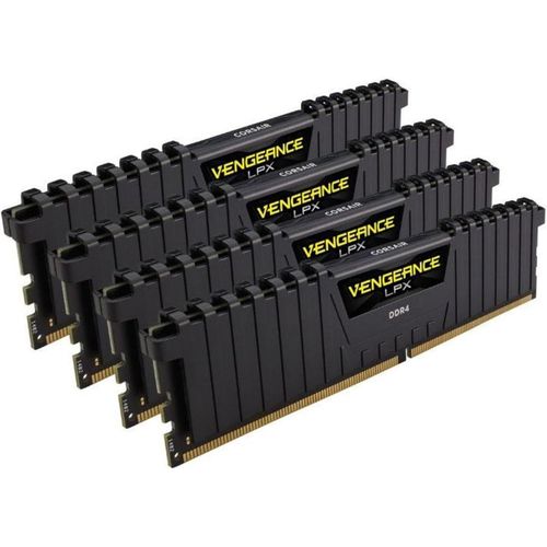 KGABERY-Vengeance Lpx 64Go (4X16Go) Ddr4 3000Mhz C16 Xmp 2.0 Kit De Mmoire Haute Performance-Noir