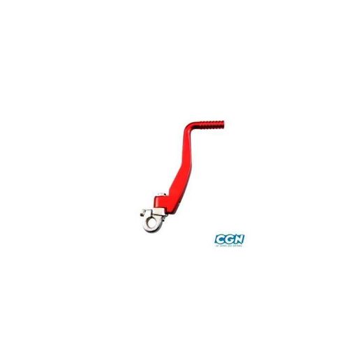 Kick Demarrage Moto Tun'r Adapt. Derbi Senda/Drd/Smt/Rcr Noix Acier/Alu Rouge