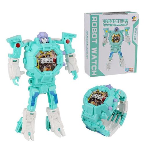Kid Transformation manuelle Robot Jouets Montre lectronique Dform Robot Jouet Cadeaux