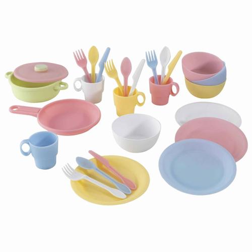 Kidkraft Batterie De Cuisine Pastel De 27 Pices