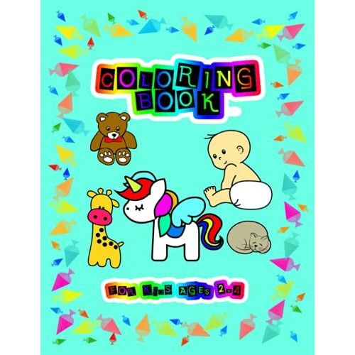 Kids Coloring Book: Perfect For Preschool And Kindergarten, For Ages 2-4, Large Friendly Images For Children, Easy And Fun Developing Skills Designs   de Chasey, Harper  Format Broch 