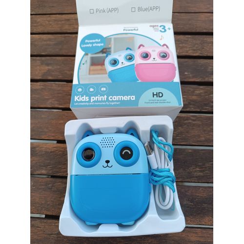 Kids Print Camera bleue