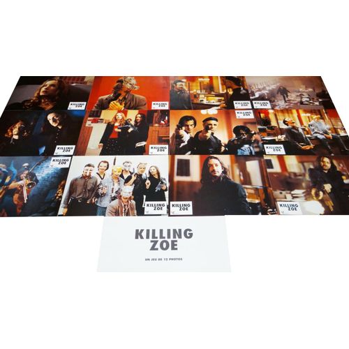 Killing Zoe : Jeu De 12 Photos D'exploitation Cinmatographique - Format 21x29.5 Cm - De Roger Avary Avec Eric Stoltz, Julie Delpy, Martin Raymond, Jean-Hugues Anglade, Gary Kemp - 1994