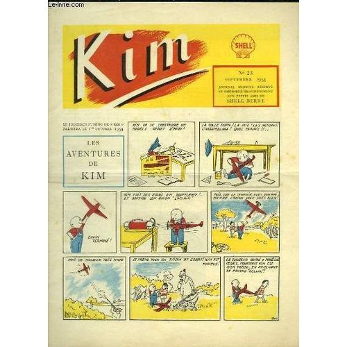 Kim N23 : Le Modle D'avion Rduit - Robot Es-Tu La ?   de COLLECTIF  Format Feuillet 