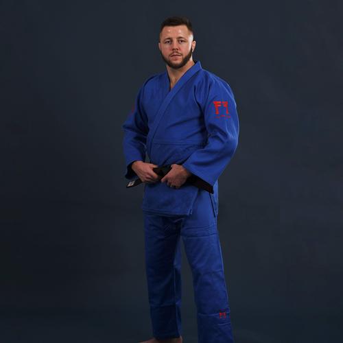 Kimono De Judo Superstar 750 Gr - Fighting Films - Approuv Ijf - Bleu - Taille 170cm