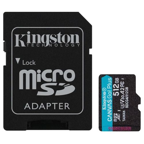 Kingston Canvas Go! Plus - Carte mmoire flash (adaptateur microSDXC vers SD inclus(e))