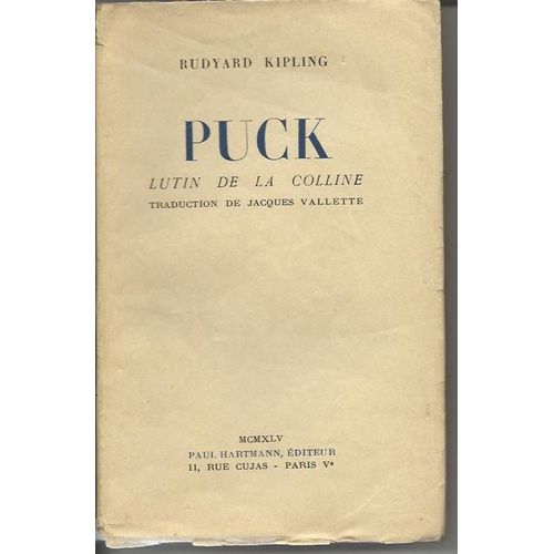 Puck Lutin De La Colline de Rudyard Kipling