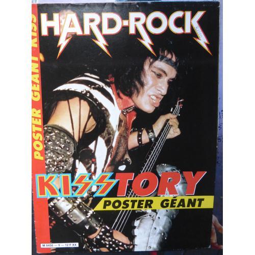 Kiss. Hard Rock Magazine Spcial Kisstory, Poster Gant 1985. France, 8 Pages. Photo Live .