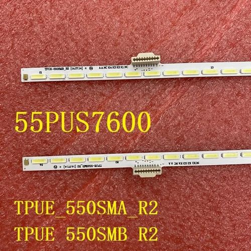 Kit 2pcs LED bande de rtro-clairage Pour 55PUS8601/12 55PUS7600 TPUE_550SMA_R2 TPUE_550SMB_R2 TPT550U1-FJ04SSC1B 2Kit for 2 TV CHINA