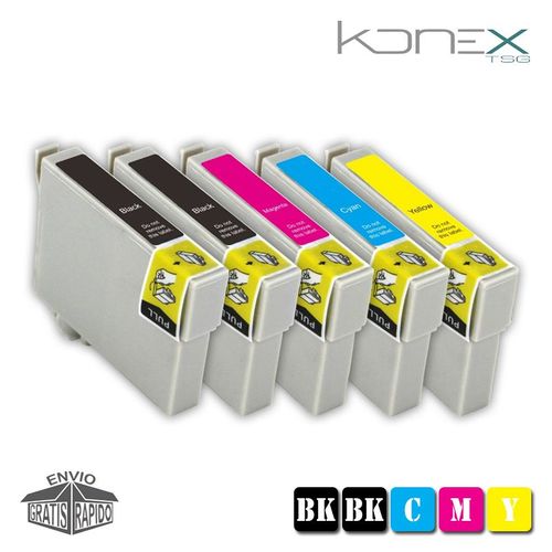 Kit 5 X Cartouches DEncre Multi Couleur Compatibles Lc223 Bk V3 - Lc223 Y V3 Avec Imprimante Brother Dcp-J4120dw