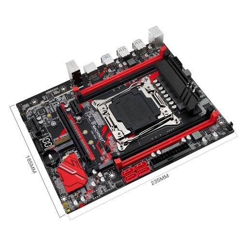 Kit Combin Carte Mre E5 RS9 X99, Processeur Intel Xeon E5 2620 V3, Processeur LGA 2011-3, Mmoire DDR4 16 Go, 2x8 Go