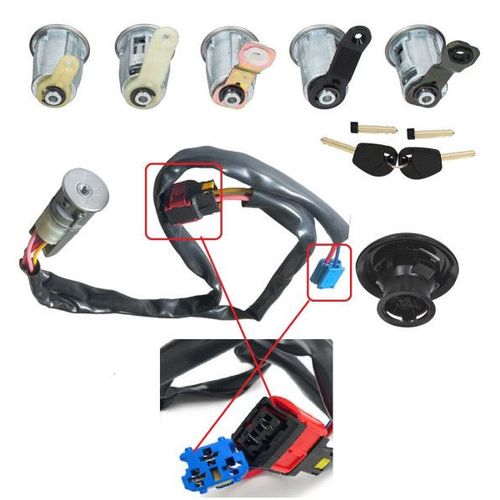 Kit Complet 5 Serrures-Antivol De Direction Bouchon De Rservoir Avec Deux Cls - Citron Berlingo \ Berlingo First Camionnette\Monospace (M_) 1.4 Bifuel (Mbkfxb, Mckfxb) 07/1996>10/2002